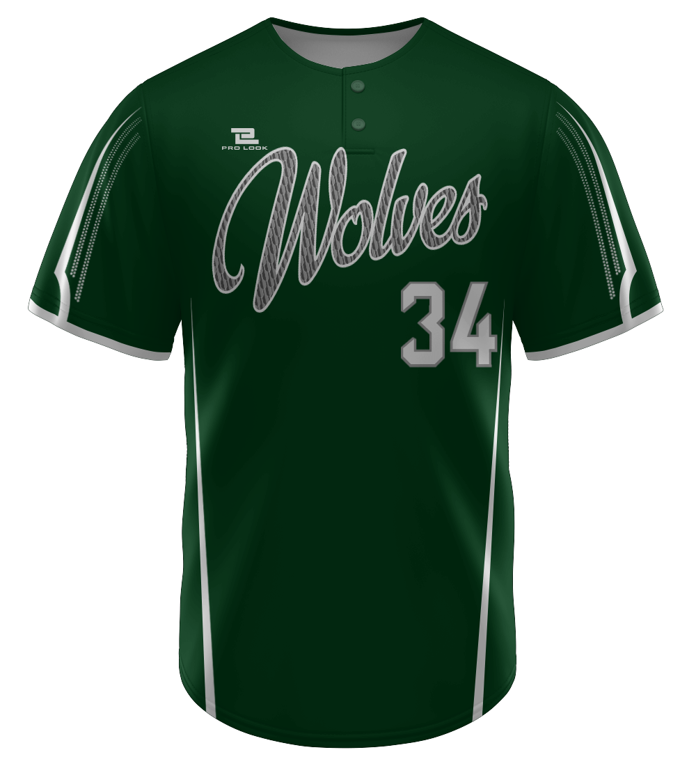 ProLook Sublimated "Eagles" Two Button Baseball Jersey