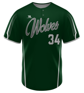 ProLook Sublimated "Eagles" Two Button Baseball Jersey