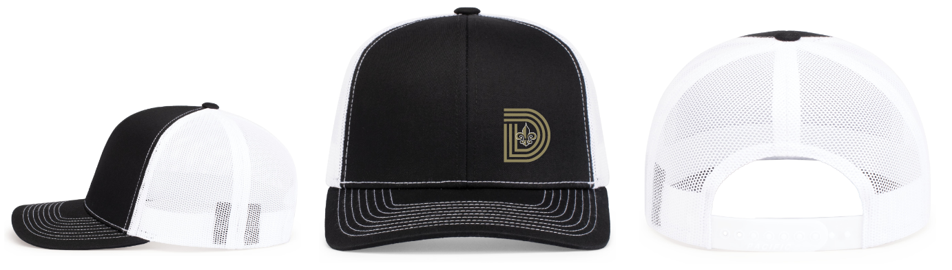 D3WC Contrast Stitch Snapback Trucker 25