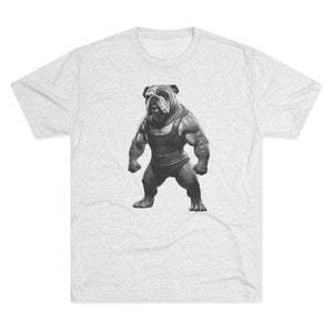 Bulldog Unisex Tri-Blend Crew Tee