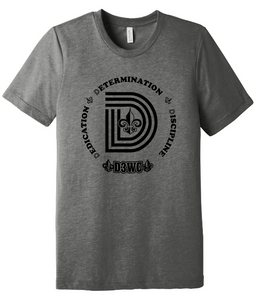 D3WC Gray Triblend Tee 25 (Adult and Youth sizes)
