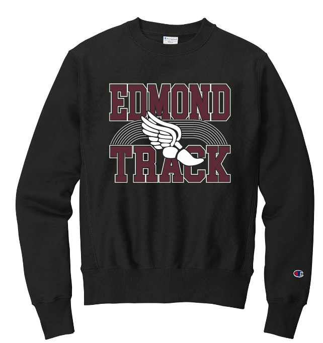 Edmond Track 25 Reverse Weave Crewneck