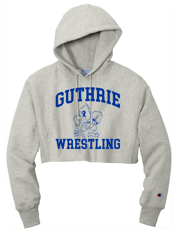 Guthrie Wrestling 25 Reverse Weave Crop Hoodie