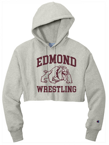 Edmond Wrestling 25 Reverse Weave Crop Hoodie
