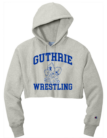 Guthrie Wrestling 25 Reverse Weave Crop Hoodie