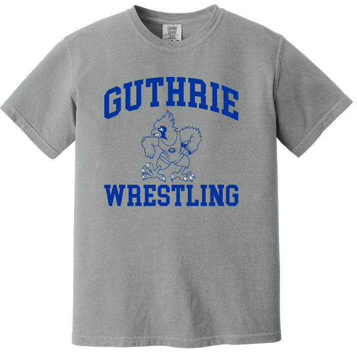 Guthrie Wrestling 25 Heavyweight Tee (Adult and Youth sizes)