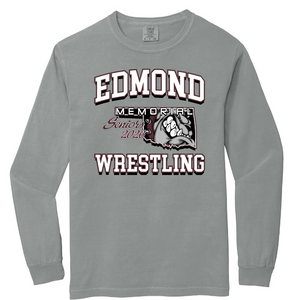 Edmond Wrestling 25 SR 26 Heavyweight Long Sleeve Tee