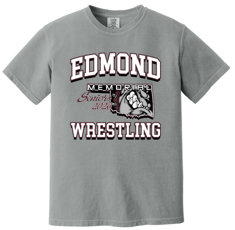 Edmond Wrestling 25 SR 26 Heavyweight Tee (Adult and Youth sizes)