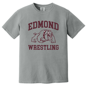 Edmond Wrestling 25 Vintage Heavyweight Tee (Adult and Youth sizes)