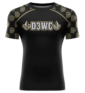 D3WC Black Compression Tee Shirt 25 (Adult and Youth sizes)