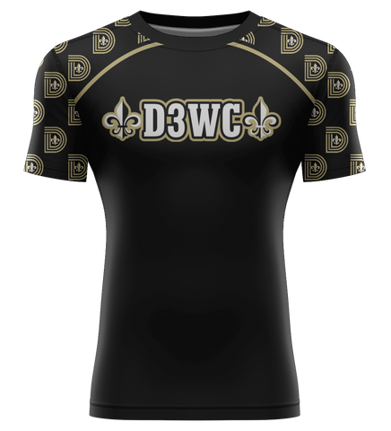 D3WC Black Compression Tee Shirt 25 (Adult and Youth sizes)