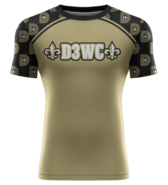 D3WC Gold Compression Tee Shirt 25 (Adult and Youth sizes)