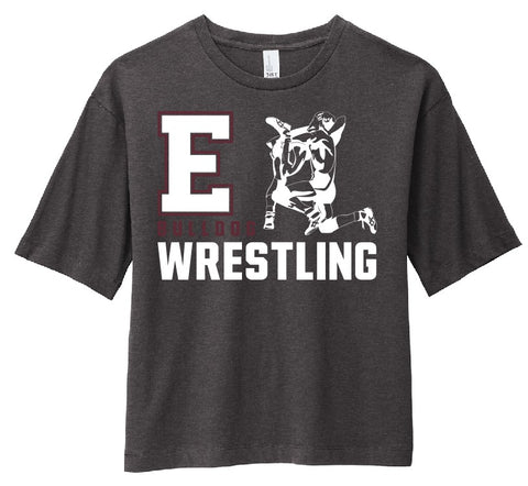 Edmond Wrestling 24 Ladies Boxy Tee