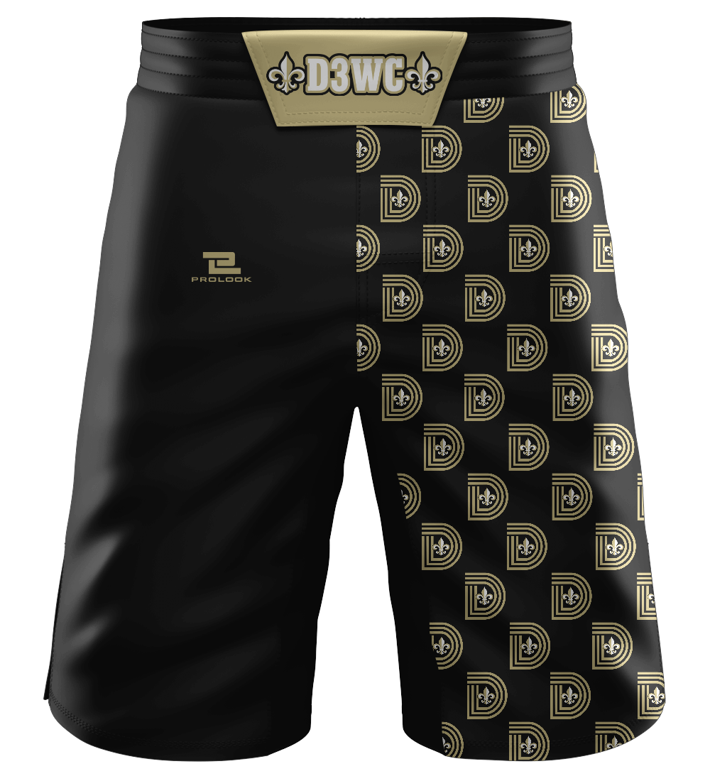D3WC Fight Shorts 25 (Adult and Youth sizes)