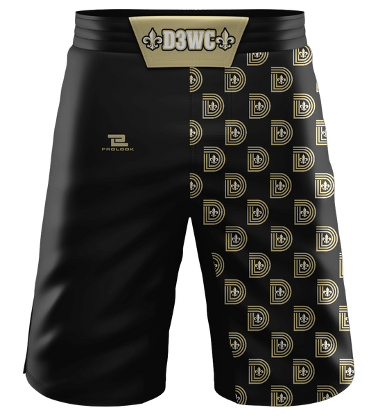D3WC Fight Shorts 25 (Adult and Youth sizes)