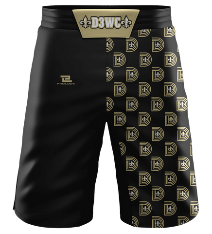 D3WC Fight Shorts 25 (Adult and Youth sizes)