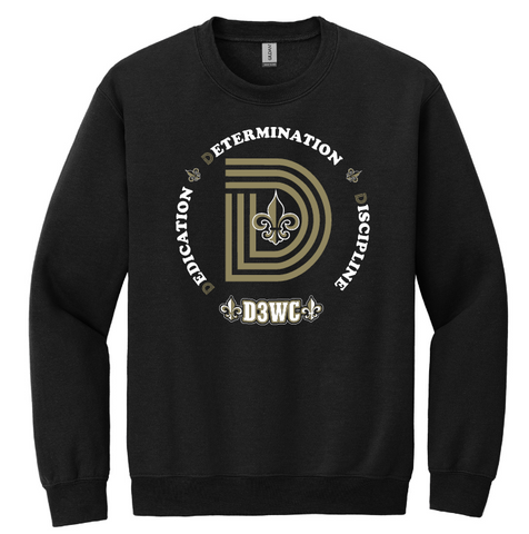 D3WC Crewneck Sweatshirt 25 (Adult and Youth sizes)