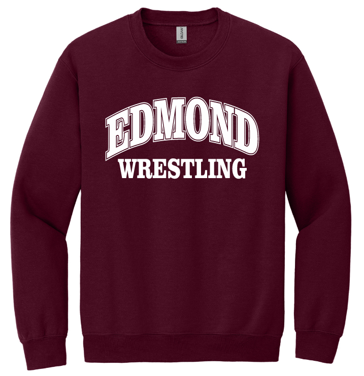 Edmond Wrestling 25 Crewneck Sweatshirt (Adult and Youth sizes)