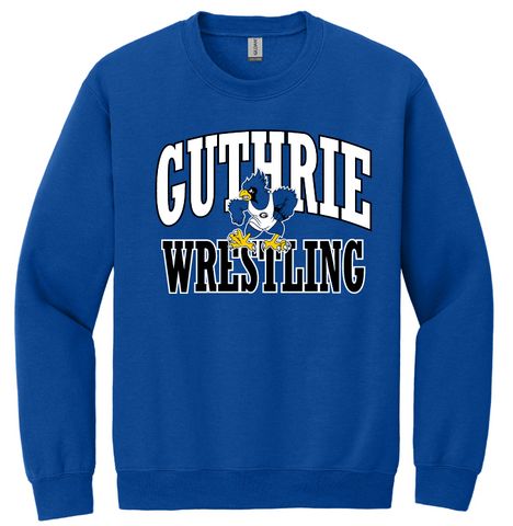 Guthrie Wrestling 25 Crewneck Sweatshirt (Adult and Youth sizes)
