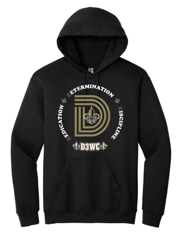 D3WC Hooded Sweatshirt 25 (Adult and Youth sizes)