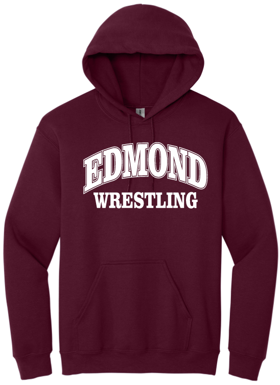 Edmond Wrestling 25 Hooded Sweatshirt (Adult and Youth sizes)