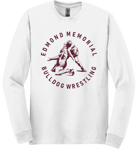 Edmond Wrestling 25 Heavy Cotton Long Sleeve Tee (Adult and Youth sizes)