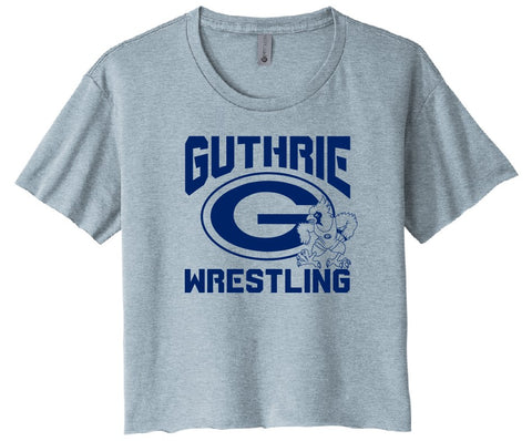 Guthrie Wrestling 24 Ladies Cali Crop Tee