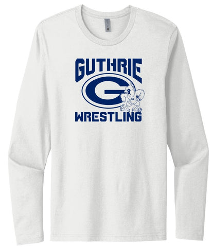 Guthrie Wrestling 24 Long Sleeve Soft Cotton Tee (Adult and Youth)