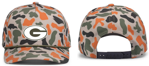 Guthrie Wrestling 24 5 Panel Duck Camo Snapback Hat (8 Color Options)