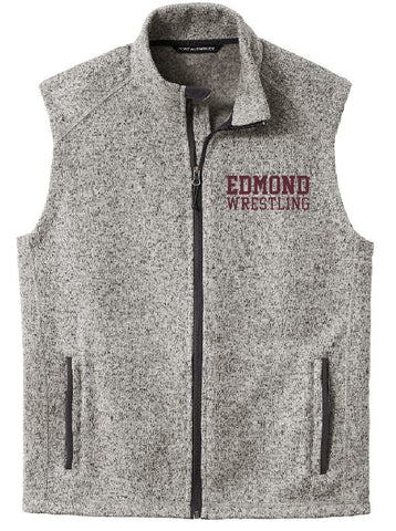 Edmond Wrestling 24 Sweater Fleece Vest (2 Colors)