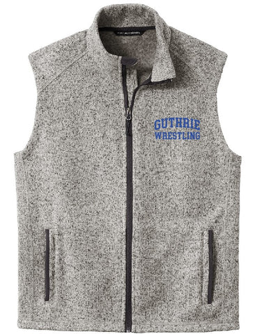 Guthrie Wrestling 24 Sweater Fleece Vest (2 Colors)