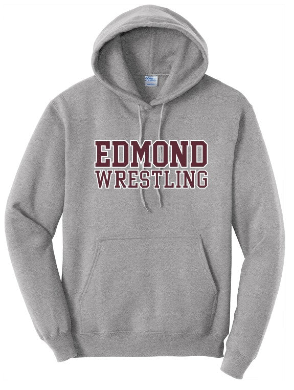 Edmond Wrestling 24 Fleece Hooded Sweatshirt (Adult and Youth)