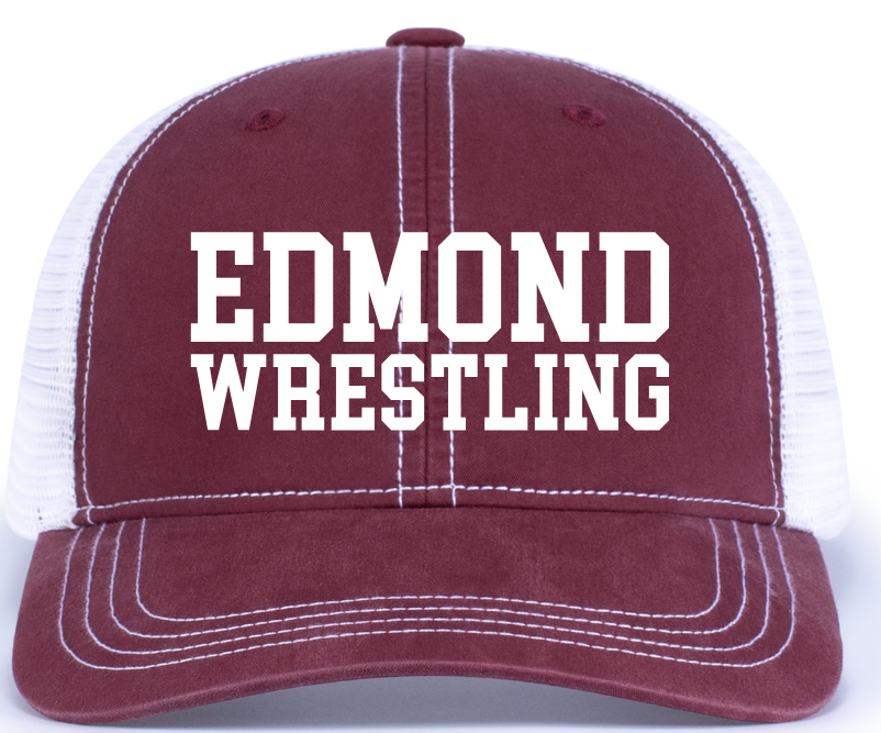 Edmond Wrestling 25 Vintage Snapback Trucker (4 Colors)