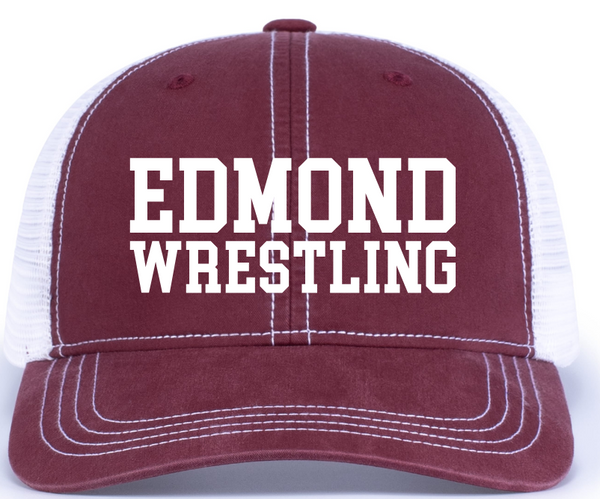 Edmond Wrestling 25 Vintage Snapback Trucker (4 Colors)