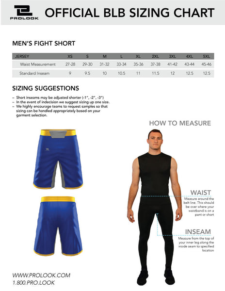 D3WC Fight Shorts 25 (Adult and Youth sizes)