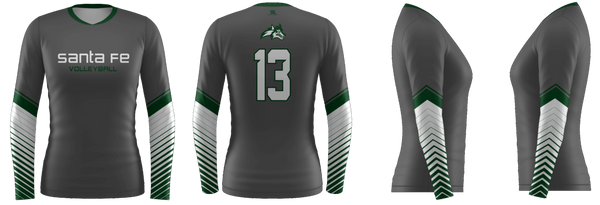 ProLook Sublimated "Eagles" Long Sleeve Volleyball Jersey