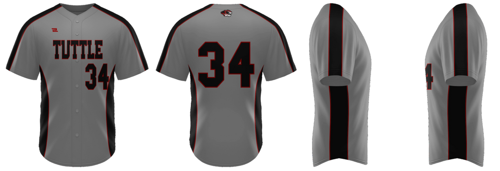 4011 Full Button Stadium Performance Baseball Jersey ADULT – Protime Sports  Inc.
